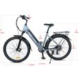 Vélo électrique - WELKIN - WKEM002 - Batterie 10.4AH - Vitesse 32KM-H - Autonomie 60KM-3