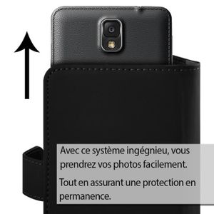 Étui Portefeuille Luxe Neuf Pour Huawei Y5-2 - Noir, Avec Compartiment De Rangement, Dans Son Emballage