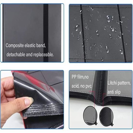 Classeur De Cartes à Collectionner, étui De Transport, Album à 4 Poches