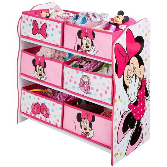 Minnie Meuble De Rangement Pour Chambre D Enfant Avec 6 Bacs