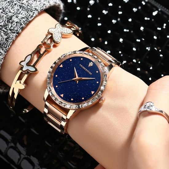 Montre bracelet femme or