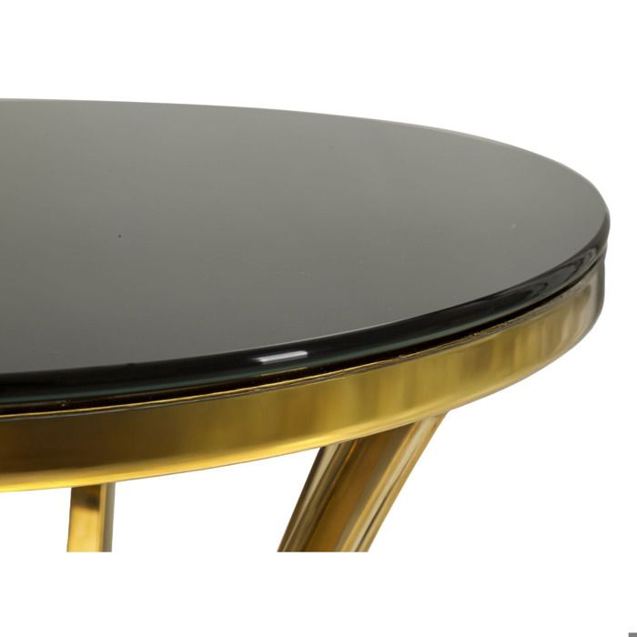 Table à Manger MF880 - Seven Design - Or - Verre - 40x40x81 cm ...