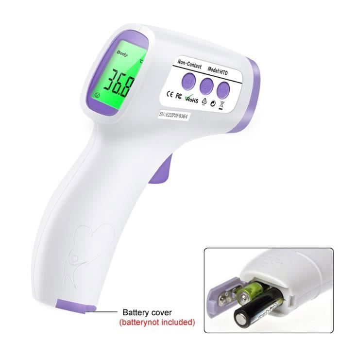 Thermomètre Frontal Infrarouge Sans Contact - Précision Clinique Pour Bébés, Enfants Et Adultes