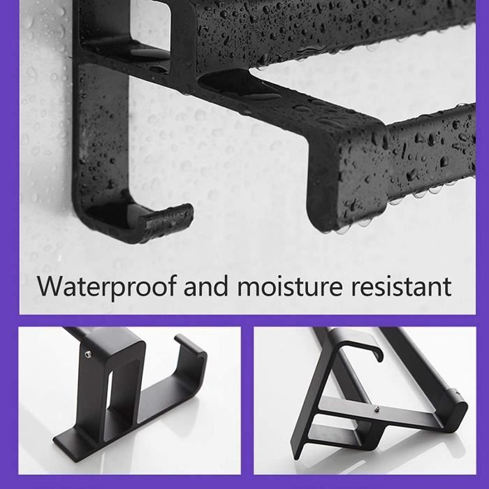 4 Pièces Pince à Serviette, Accroche Torchon, Crochet Torchon Porte Serviette Salle De Bain Clips Porte Torchon Placards Serviettes Suspendues Noir 97012288