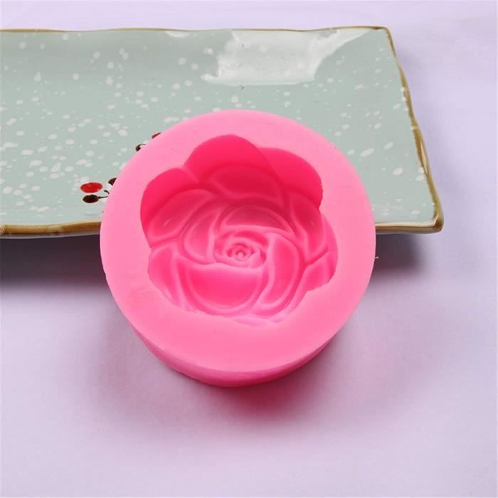 Lot De 2 Moules En Silicone Tulipe 3D - Pour Chocolat, Bonbons, Fondant Et Bougies