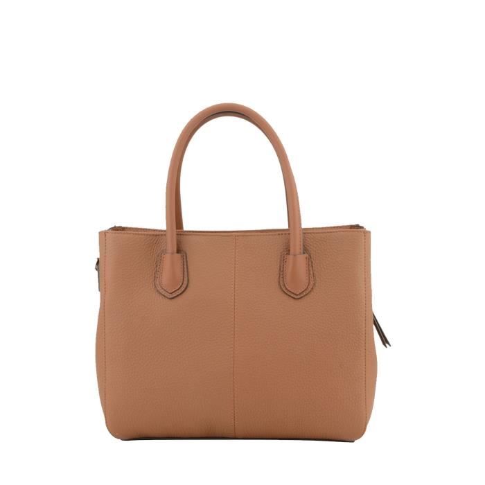 Sac port main Francinel ref 50802 Gold 30 26 12.5 TU Marron