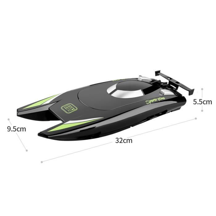 POHOVE Émetteur Radio RC 4 Canaux 2,4 GHz – Avec Récepteur, FHSS, Portée 300m – Pour Voiture, Bateau, Tank