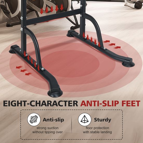 Power Tower - Station de musculation avec barre de traction - Multifonction - Pour la musculation à la maison - Sport