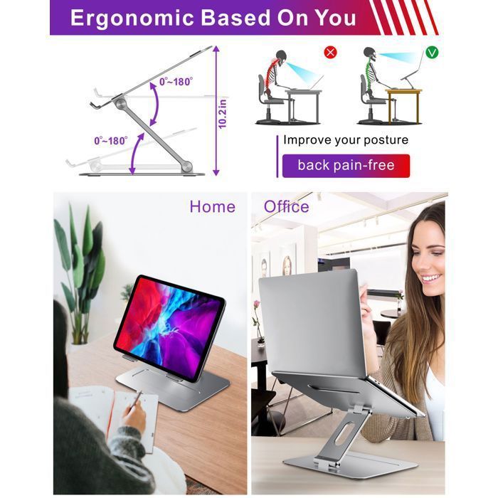 Support Ordinateur Portable Laptop Stand Brocoon Support PC Tablette ...
