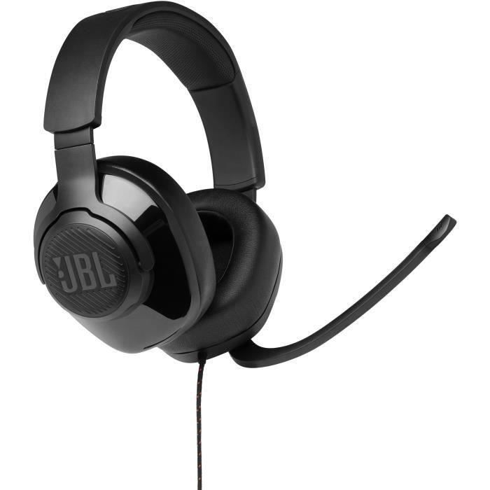 Jbl Quantum 200 - Casque Filaire Gaming Supra-aural Avec Micro Flip-up - Noir