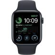 Apple Watch SE GPS (2e génération) + Cellular - 44mm - Boîtier Midnight Aluminium - Bracelet Midnight Sport Band Regular-1