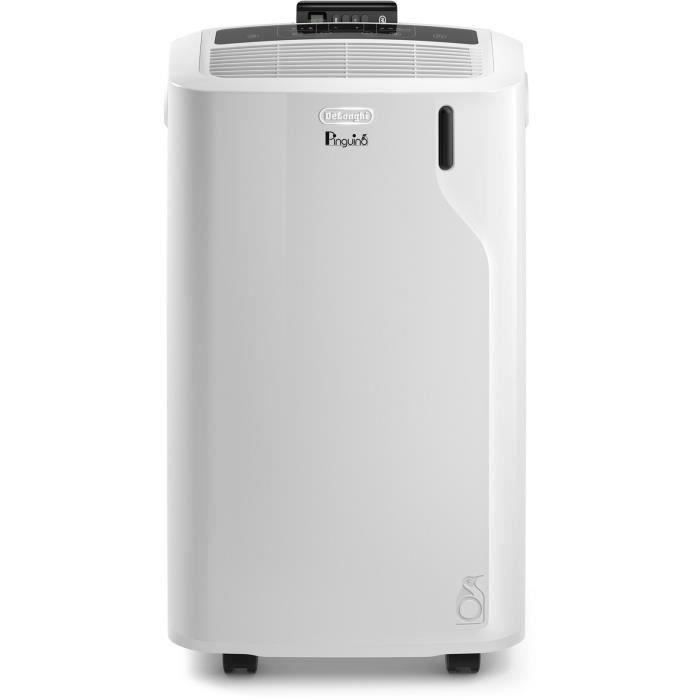 DELONGHI - 2400W - Ventilateur et déshumidificateur - 3 vitesses - Gaz R290 - 9 400 Btu/h