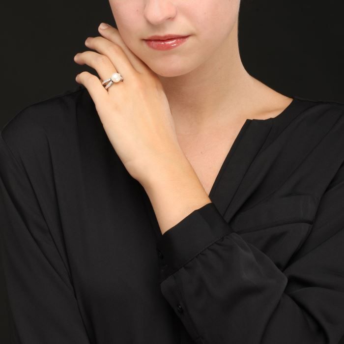 Bague discount anneau nacre
