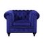 Fauteuil Chesterfield Velours Coloris Différents