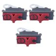 interrupteur coup de poing 16mm 250V bouton d/'arrêt d/'urgence