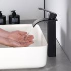 Robinet Cascade Moderne Noir pour Lavabo de Salle de Bain - Cecipa