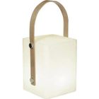 LUMISKY TIKY Lanterne sans fil poignée bambou - LED blanc chaud/multicolore dimmable - H27cm