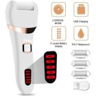SWAREY Microdermabrasion électrique des Pieds avec trois Tête à Rouleaux Rechargeable USB