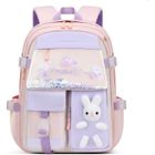Sac à dos pour Enfants - VIPITH Filles Sac d'école Primaire Durable Élève Sac à dos Sac à dos Imperméable Niveaux 1-3，ROSE