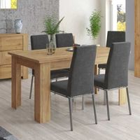Table de repas rectangulaire 180 cm à allonges Chêne Miel - FRUITA - Bois - 12 places - Contemporain - Design