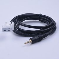 Câble,Adaptateur Audio de voiture avec câble Aux, Interface Jack 3.5MM, pour BMW E60 E63 E64 E66 E81 E82 [C233383753]