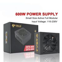Alimentation SFX Micro - SENLIFANG - 600W - 80Plus Bronze - Entièrement modulaire - Haute efficacité