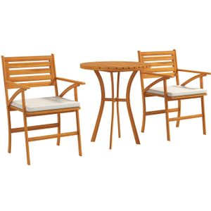 Ensemble table et chaise de jardin Ensemble salon de jardin - Outsunny - 3 pièces - 2