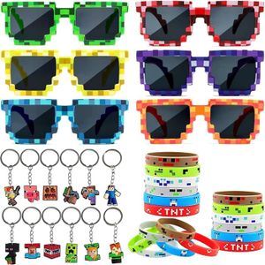 Kit Cadeau Fête Jeux Vidéo - 116 Pièces, Porte-clés, Autocollants, Bracelets, Badges...