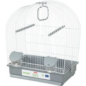 VOLIÈRE - CAGE OISEAU Cage Chloé 40, grise, 41 x 25.5 x 48 cm, pour oise