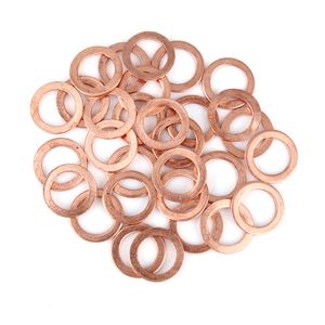 X AUTOHAUX 55 joints de fixation de voiture M6 x 25 x 1,5 mm en acier inoxydable 
