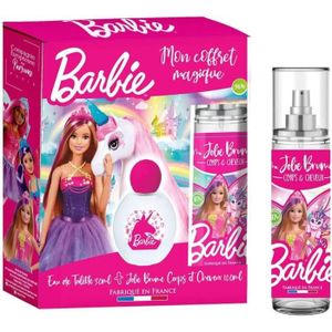 EAU DE TOILETTE Barbie Coffret-Parfum Eau De Toilette Enfant Fille 30Ml + Brume Parfumée Corps Et Cheveux 100Ml Senteur Florale-Fruitée Fabr[P2294]