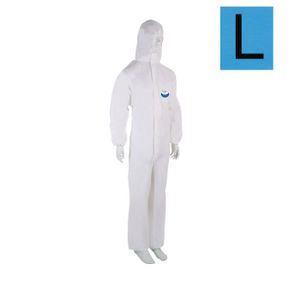 10 x Combinaison jetable blanc taille XXL en polypropyl/ène BICAP peintre combinaison Combinaison jetable