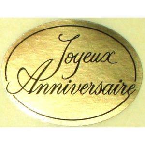 Stickers Joyeux Anniversaire Cdiscount