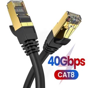 MODEM - ROUTEUR Ototon® 2M Cat 8 Câble Ethernet RJ45 Réseau Haut D