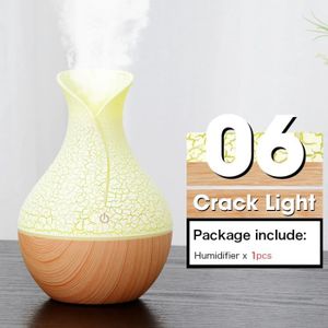 HUMIDIFICATEUR ÉLECT. Crack de lumière de couleur  USB Humidificateur d'