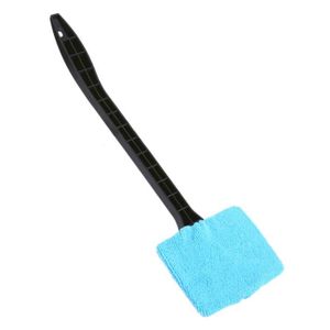 Ashata outil de nettoyage de voiture Brosse de nettoyage de pare-brise  tissu en fibre souple poignée détachable réutilisable