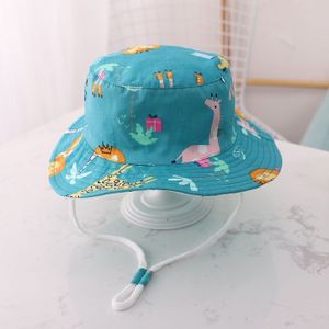 CHAPEAU - BOB FUNMOON Chapeau Garçon Chapeau De Soleil Été Bébé De Plage Seau Extérieur De Pêcheur Ajustable -686081