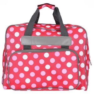 Haude Multifonctionnel Le Sac de Machine Une Coudre de Sac de Rangement Mallette de Transport avec Poche Stockage de L/'Artisanat Outils de Couture Sacs Une Main Nouveau Noir Rose
