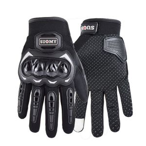 GANTS - SOUS-GANTS gants de course en maille respirante et antichoc pour Moto tout-terrain à écran tactile,Guantes Moto XXL- SU33 Black