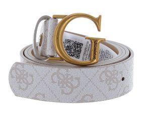 Ceinture guess blanche femme sale