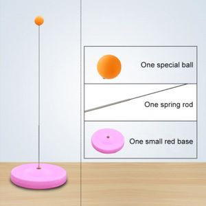 BALLE - BOULE - BALLON Machine de rebond d'arbre de rebond d'équipement d'entraînement de balle de ping-pong de formateur de rebond de tennis de table
