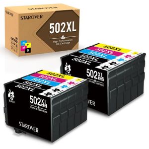 ✓ Pack 4 cartouches compatibles EPSON 502XL couleur pack en stock -  123CONSOMMABLES
