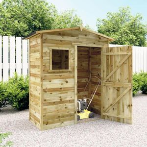 Tectake Armoire De Jardin En Bois 75 Cm X 56 Cm X 118 Cm Marron Achat Vente Abri Jardin Chalet Tectake 402200 Cdiscount