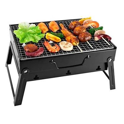 Barbecue Pliable El Zorro - 45x35x21 Cm, Portable Pour Camping Et Jardin