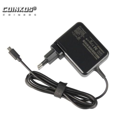 Chargeur Secteur 65W USB-C Pour Tablette DELL Venue 8 Pro - Alimentation Portable - Neuf - Garantie 3 Mois
