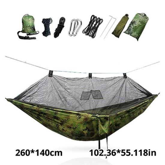 Hamac avec moustiquaire Amazonas Moskito Traveller Thermo XXL