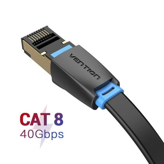 Ototon® 5M Cat 8 Câble Ethernet RJ45 Réseau Haut Débit 40Gbps