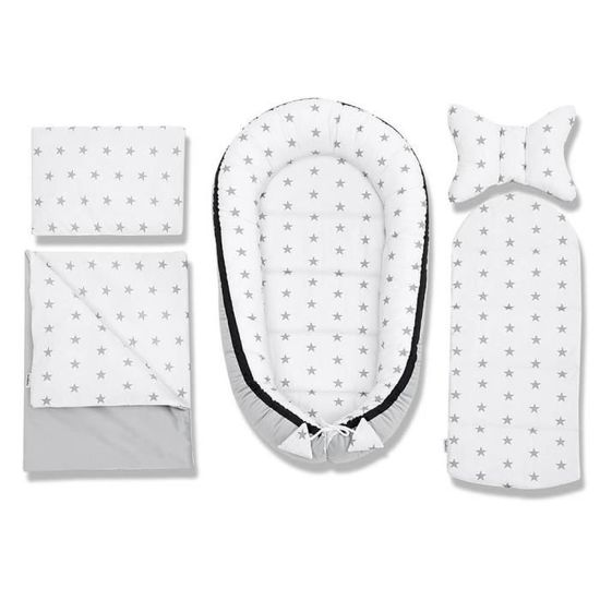 Bellochi Set 2 in 1 Reducteur de Lit Bebe et Universelle Nid d'Ange
