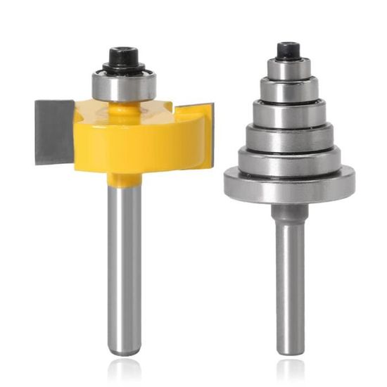 Fraise à Rainurer Pour Défonceuse - Diamètre Tige 8 Mm, Hauteur De Coupe 4 Mm, Tête 51 Mm, Pour Bois Dur Et Tendre