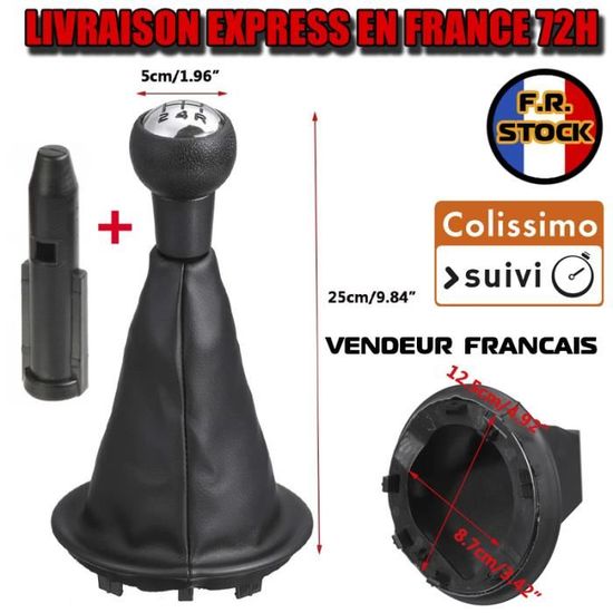 M12 x1.25mmfiletage voiture pommeau changement levier